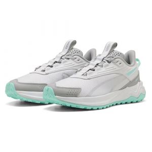 Image de Puma Mixte Extend Lite Trail Chaussure de Course sur Route, Plume Gris Menthe Fondue, 41 EU