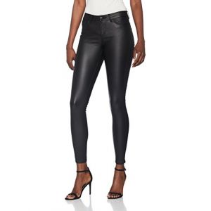 Image de Vero Moda Pantalons Vero-moda Seven Nw Smooth Coated 30l - Black - S