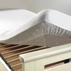 Image de Protège Matelas Anti Acarien "Molly AA" 160x200cm Blanc Prix