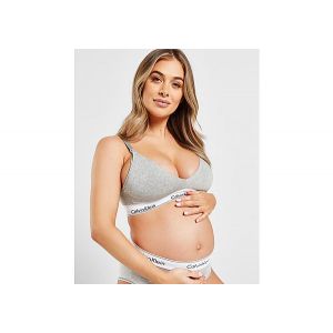 Image de Calvin Klein Underwear Brassière de Maternité en Coton Moderne Femme - Grey, Grey - Taille XL