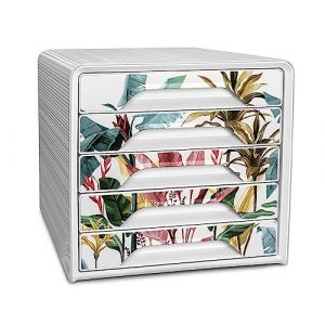 CEP Office Solutions Bloc de classement Smoove Tropical, 5 tiroirs, blanc/