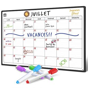 Smart Panda A3 Calendrier Magnétique Pour Frigo - Planifier Les Repas Familiaux