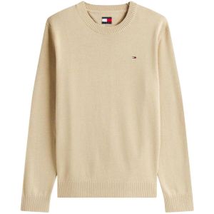 Tommy Hilfiger Tommy Jeans TJM Slim ESS Sweater EXT DM0DM21787 Pull pour Homme, Beige (Gulf Sand), L, Beige (Sable du golfe), L