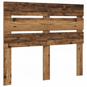VidaXL T&ecirc;te de lit Bois ancien 120 cm Bois d'ing&eacute;nierie