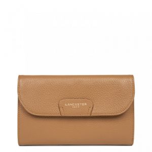 Lancaster Portefeuille Compagnon Dos à Dos - Dune Camel