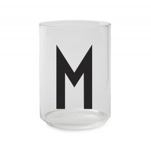 Image de Design Letters Verre Arne Jacobsen / Verre borosilicaté - Lettre M transparent en verre