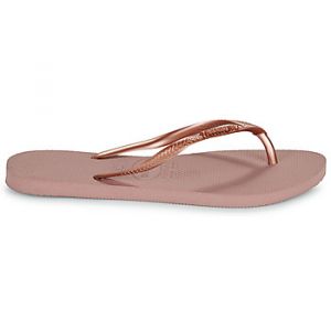 Havaianas Tongs SLIM LOGO METALLIC Rose - Taille 35 / 36,37 / 38,39 / 40,41 / 42