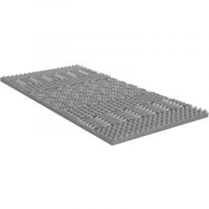 Surmatelas 180 x 200 cm mémoire de forme 7 zones purifiant au charbon ép.5cm - NISIDA de NATUREA
