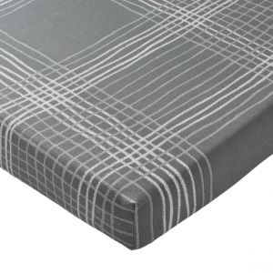Image de Drap housse coton NOA - gris