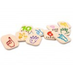 Plan Toys Nombre de 1 à 10 en langue des signes