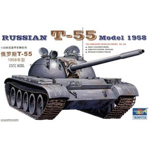 Trumpeter Maquette militaire - T-55 russe modèle 1958- 1/35