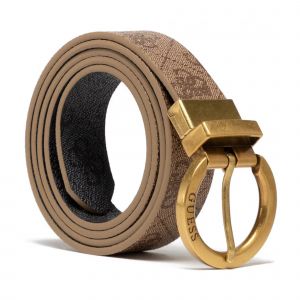 Guess Ceinture r&eacute;versible avec imprim&eacute; de la marque Gris - Taille M