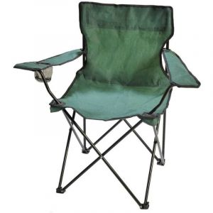 Terre Jardin - Fauteuil de camping pliant vert - vert