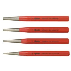 Connex COXT660104 Set de poinçons 4 pièces, Argent/rouge