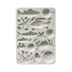 Stamperia KACMA578 Moule en silicone, gris, 14,8 x 21 x 0,7 cm