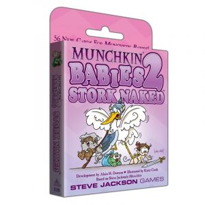 Steve Jackson Games | Munchkin Babies 2 Stork Naked Family Card Game, Adult, Kids, & Family Game, Fantasy Adventure Card Game, Roleplaying Game, Ages 10+, 3-6 Players | English