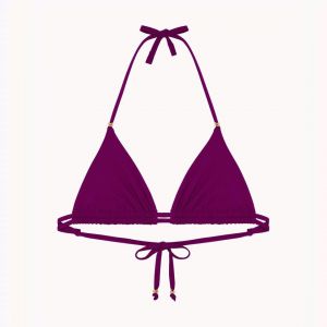 Passionata Haut de maillot de bain triangle sans armatures - Violet
