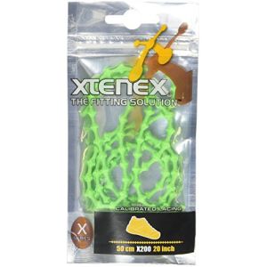 Image de Xtenex Paire de lacets autobloquants pour Chaussures Garçon Vert Fluo 50 cm