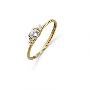 FAVS Bague pour femme 89162769 375 Or jaune