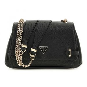 Guess Sac &agrave; &eacute;paule noir pour femme - Rosalba Convertible Xbody Flap Bag 311492