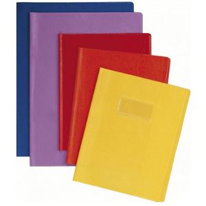 Image de Calligraphe 72209C - Prot&egrave;ge-cahier Grain Cuir en PVC 20/100 (A4)