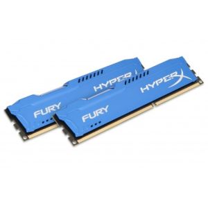 Kingston HX313C9FK2/8 - Barrettes m&eacute;moire HyperX Fury 2 x 4 Go DDR3 1333 MHz CL9 DIMM 240 broches