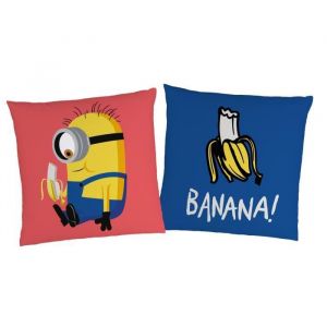 Cti Les Minions Coussin, Banana, Bleu, 40 x 40, 1 Unité