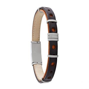 Charles Jourdan Bracelet Homme Sevan - JH150170B Cuir