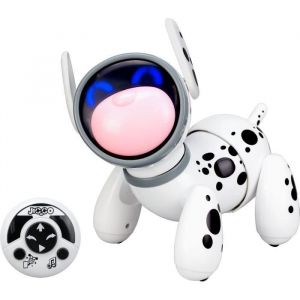 Silverlit Ycoo - Chien Robot Jiggo – Robot Chien Interactif avec Télécommande – Nez Lumineux Émotionnel & Capteur Tactile – Réagit aux Caresses