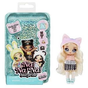 Mga entertainment Na! Na! Na! Surprise Minis Series 2 - Poupée Mannequin de 10 cm - Emballage Mystère avec Confetti Surprise - Poupée,Tenue et Chaussures - Superbe Cadeau pour Les Enfants - Enfants de 4 Ans et Plus