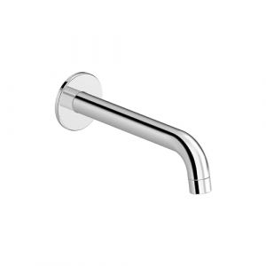 Duravit No.1 bec déverseur, Bec de Baignoire, robinet de lavabo avec cache mural rond, robinet de lavabo salle de bain, robinetterie, chromé