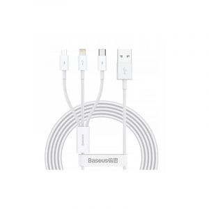 Awelco Baseus Cable Superior Series 3-in-1 Fast Charging Data Cable Usb To M
