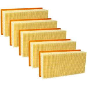Vhbw 5x filtre pliss&eacute; plat compatible avec K&auml;rcher K3501, K3500E, NT 14/1 Ap, NT14/1 aspirateur
