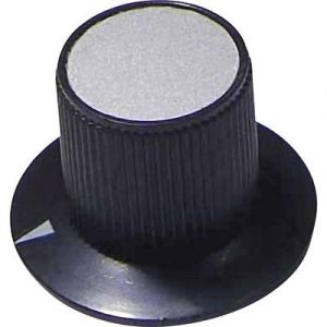 Tru Components Bouton rotatif noir (Ø x H) 29 mm x 20 mm 29/17 1 pcs.