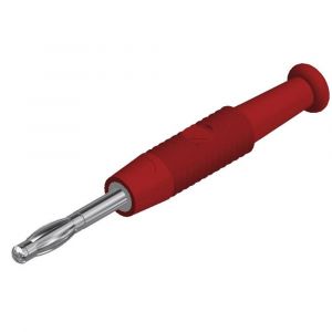 SKS Hirschmann Fiche banane MSTF 2 rt 938420101 mâle, droit Ø de la broche: 2 mm rouge 1 pc(s)