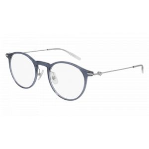 Mont Blanc Lunettes Du Vue Montblanc Mb0099o Blue 48/21/145 Homme