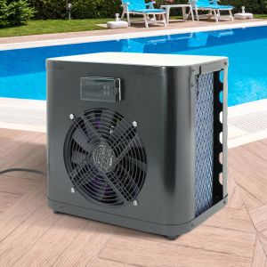 Image de Ecd Germany ML Design Pompe à chaleur piscine Mini air chauffage échangeur chaleur noir 4 kW