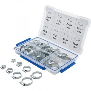BGS Technic BGS 9547 | Assortiment de colliers de tuyau flexible | 80 pièces