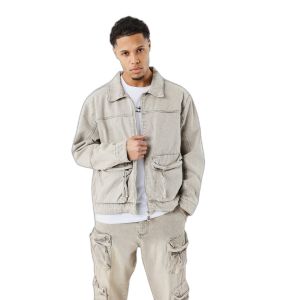 Veste en jean Project X Paris brute workwear