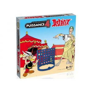 Jeu puissance 4 : asterix edition speciale - personnages bd gaulois romains - set jeu societe enfant version francaise + 1 carte tigre