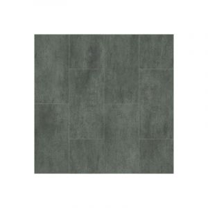 Décoweb 3 x 4m - Sol PVC Best - motif Carrelage Gris Foncé Marbré