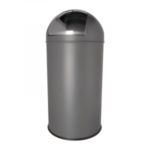 Helit Poubelle D.314xH650 mm 30 l gris moyen