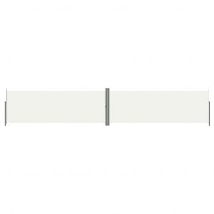 VidaXL Auvent lat&eacute;ral r&eacute;tractable Cr&egrave;me 180x1000 cm