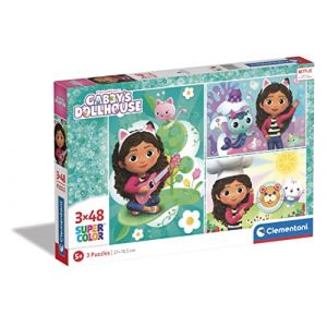 Clementoni 3x48 pièces - gaby's dollhouse