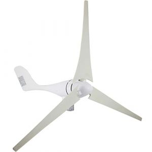 VEVOR Générateur Turbine Éolienne 12V Éolienne à 6 Pales Plastiques de Fibre 300W Générateur Éolienne PMG Triphasé Jardin Système d'Alimentation Idéal pour Foyers Stations Météorologiques Autoroutes