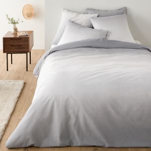 Housse de couette coton, Mayama Gris Taille 140x200 cm;200x200 cm;240x220 cm;260x240 cm