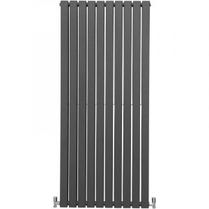 Image de Monster shop Radiateur Plat Gris Anthracite 160 cm x 70 cm Salle de Bain Radiateur Mural Chauffage Central Design Scandinave - Gris