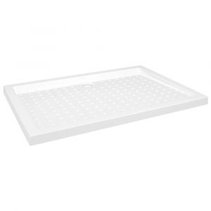 Helloshop26 - Receveur de douche avec picots bac de douche base de douche salle de bain maison intérieur anti-rouille anti-humidité 70x100x4 cm abs