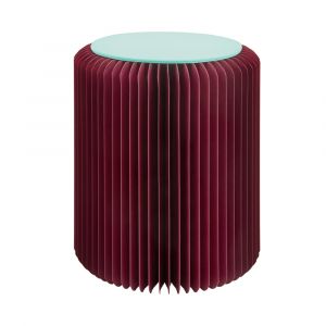 Remember Tabouret en papier Papillon H42cm Rouge