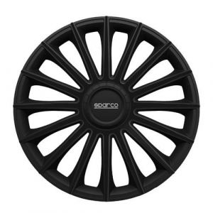 Image de sparco Lot de 4 Enjoliveurs Treviso 13'' - Noir